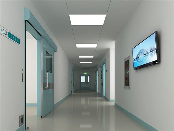 手術室電動氣密門平移門紅外感應腳踏感應